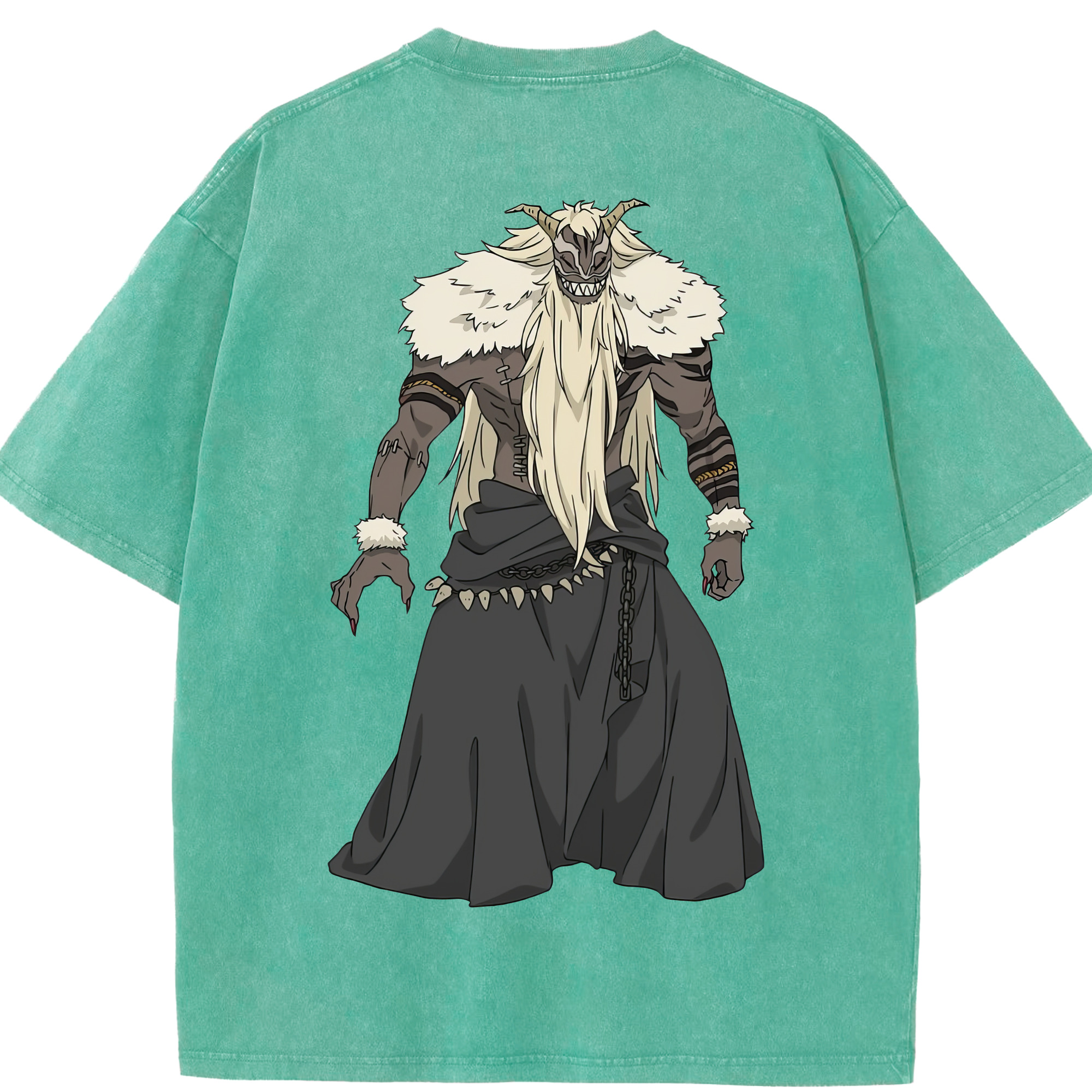 （画像用） 葬送のフリーレン Frieren 綿100% ヴィンテージ風 半袖Tシャツ（背面プリント）